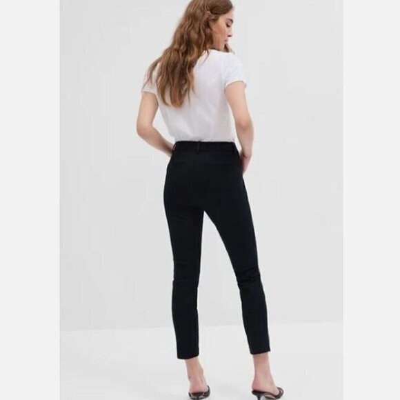 Gap Signature Skinny Stretch Ankle Pants Size 10 Navy Blue RT$60 Minimalist - Picture 7 of 8